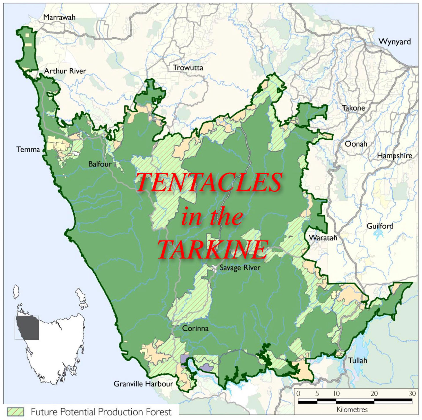 TAS GOV TENTACLES IN THE TARKINE